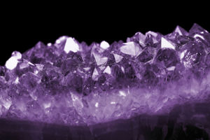 Amethyst crystals
